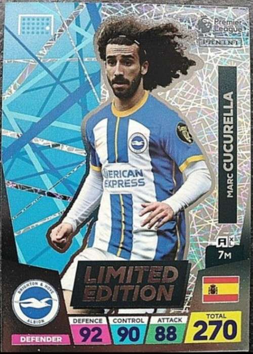 MARC CUCURELLA - PANINI English Premier League 2022/23 -  `LIMITED EDITION` TRADING CARD