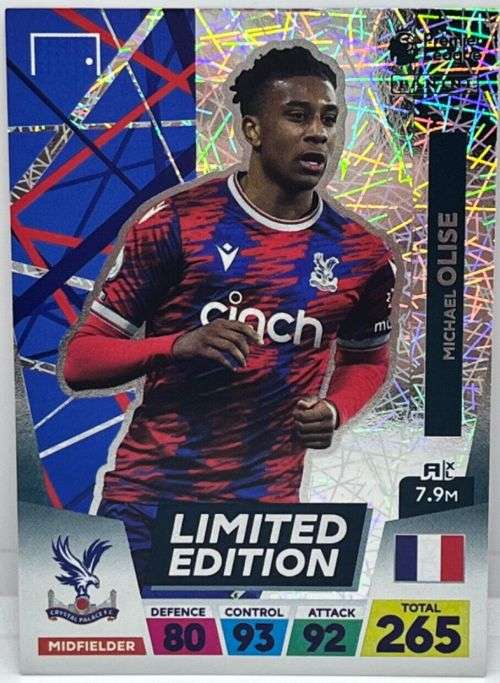 MICHAEL OLISE - PANINI English Premier League 2022/23 -  `LIMITED EDITION` TRADING CARD