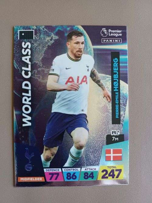 PIERRE E. HOJBJERG - PANINI  English Premier League 2022/23 - `WORLD CLASS` TRADING CARD 465