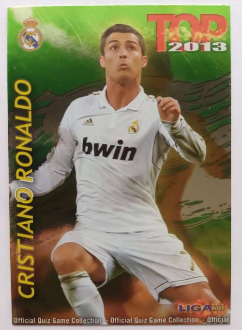 CRISTIANO RONALDO - MUNDICROMO `LA LIGA` 2012/13 - RARE `METAL CHROME` CARD 631