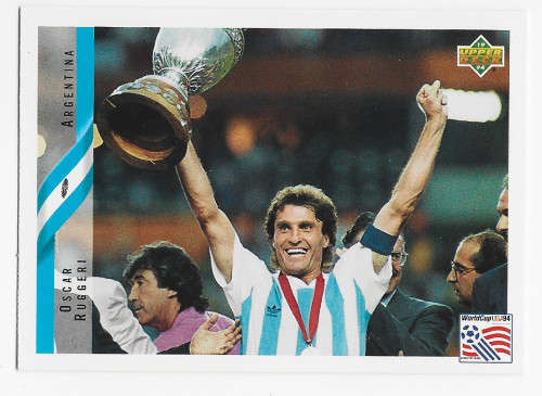 OSCAR RUGGERI (Argentina) - FIFA WORLD CUP 1994 USA `UPPER DECK`  - TRADING CARD 194