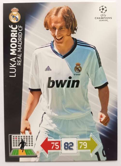 LUKA MODRIC - PANINI `CHAMPIONS LEAGUE` 2012/13 - BASE TRADING CARD