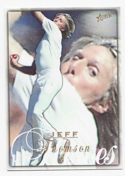 JEFF THOMSON - 1998 SELECT CRICKET COLLECTION - AUSTRALIA CRICKET `LEGEND`  TRADING CARD 93