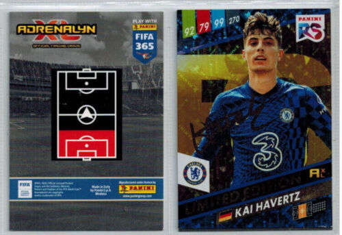 KAI HAVERTZ - PANINI `FIFA 365 COLLECTION` 2021/22 - GOLD `LIMITED EDITION` AUTO TRADING CARD