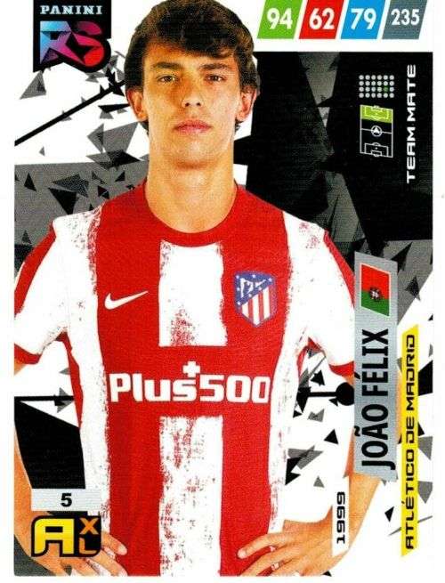 JOAO FELIX (A. Madrid) - PANINI `FIFA 365 COLLECTION` 2021/22 - RISING STAR TRADING CARD 5