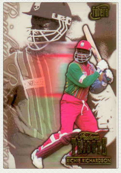 RICHIE RICHARDSON - FUTERA 1996 CRICKET WORLD CUP - RARE `TRIBUTE` TC1 CARD 2417 of 4000
