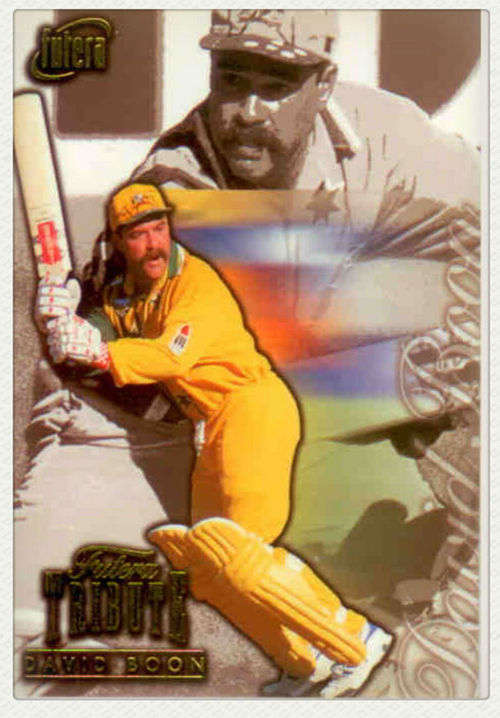 DAVID BOON - FUTERA 1996 CRICKET WORLD CUP - RARE `TRIBUTE` TC2 CARD 1167 of 4000