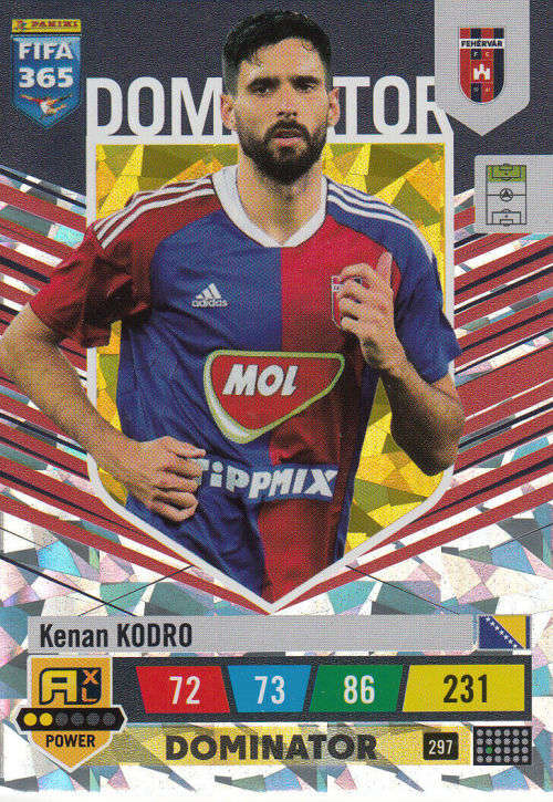 KENAN KOORO - PANINI `FIFA 365 COLLECTION` 2023 - `DOMINATOR` FOIL TRADING CARD 297