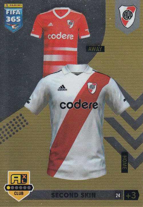 RIVER PLATE - PANINI `FIFA 365 COLLECTION` 2023 - `SECOND SKIN` FOIL TRADING CARD 24