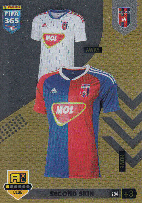 MDL FEHERVAR FC - PANINI `FIFA 365 COLLECTION` 2023 - `SECOND SKIN` FOIL TRADING CARD 294