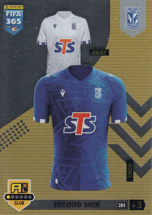 KKS LECH POZNAN - PANINI `FIFA 365 COLLECTION` 2023 - `SECOND SKIN` FOIL TRADING CARD 384