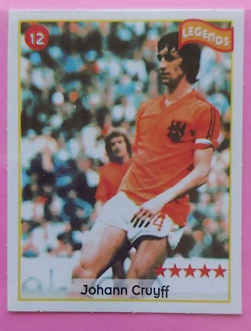 JOHANN CRUYFF - FIFA WORLD CUP 2002 KOREA - `LEGEND` STICKER 12