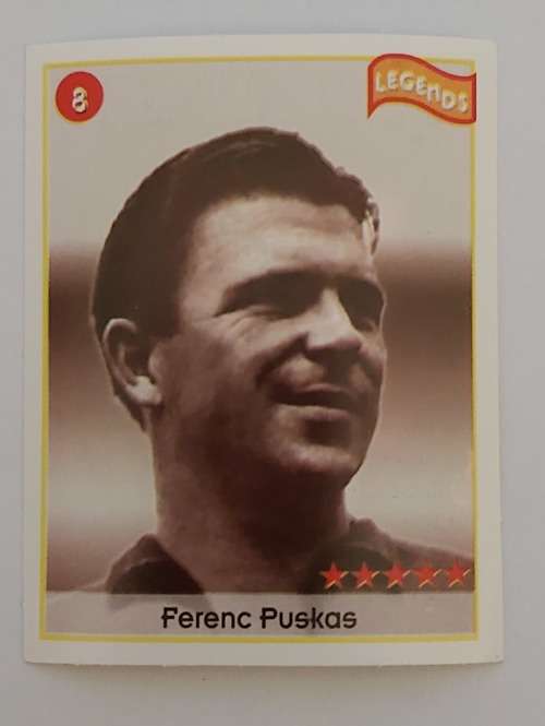 FERENC PUSKAS - FIFA WORLD CUP 2002 KOREA - `LEGEND` STICKER 8