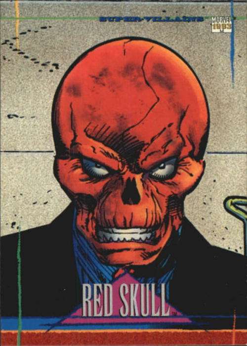 RED SKULL - MARVEL UNIVERSE 1993 TRADING CARD 98