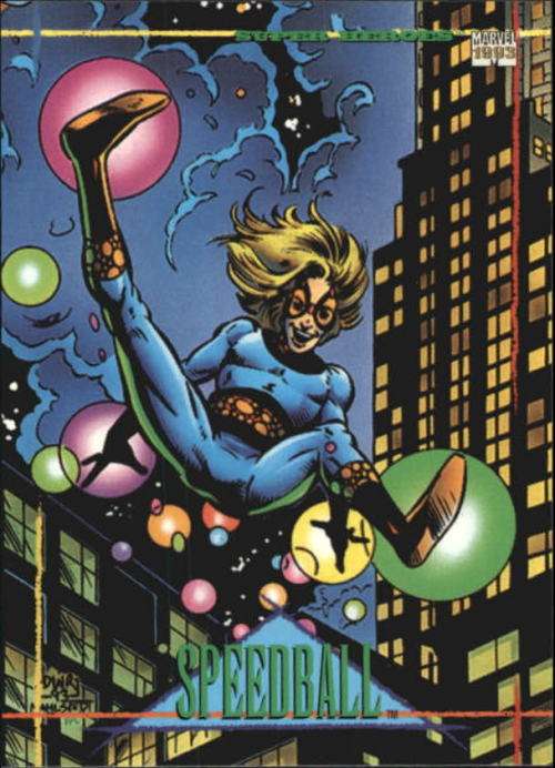 SPEEDBALL - MARVEL UNIVERSE 1993 TRADING CARD 23