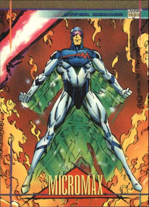 MICROMAX - MARVEL UNIVERSE 1993 TRADING CARD 38