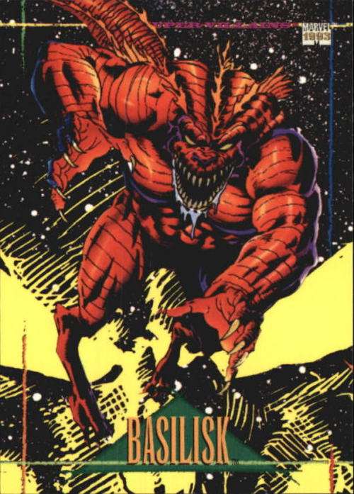 BASILISK - MARVEL UNIVERSE 1993 TRADING CARD 104