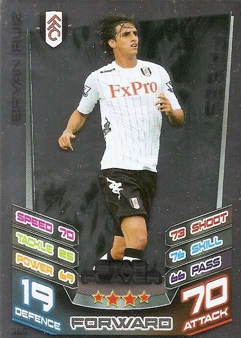 BRIAN RUIZ - TOPPS `MATCH ATTAX` 2012/2013 - FOIL `STAR PLAYER` TRADING CARD