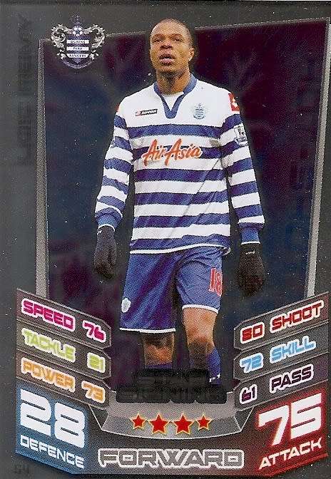 LOIC REMI - TOPPS `MATCH ATTAX EXTRA` 2012/2013 - FOIL `STAR SIGNING` TRADING CARD