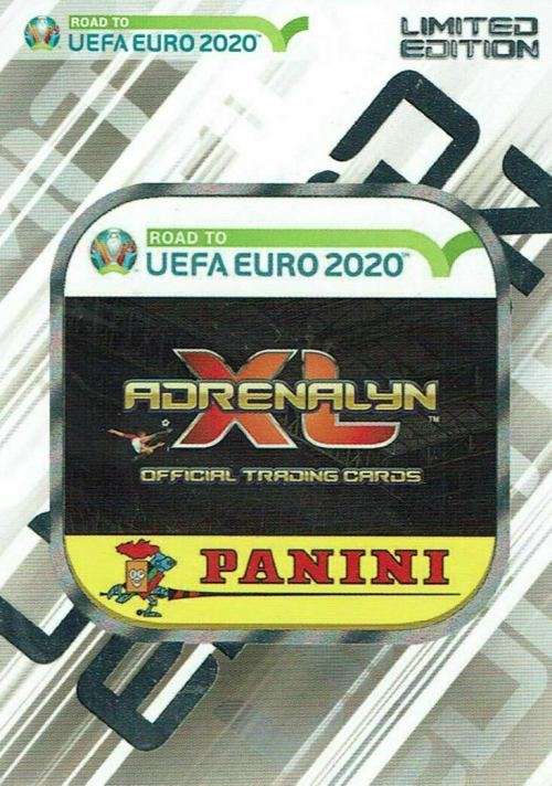 PLATINUM - PANINI `ROAD TO EURO 2020`  - 20 COINS `LIMITED EDITION` TRADING CARD