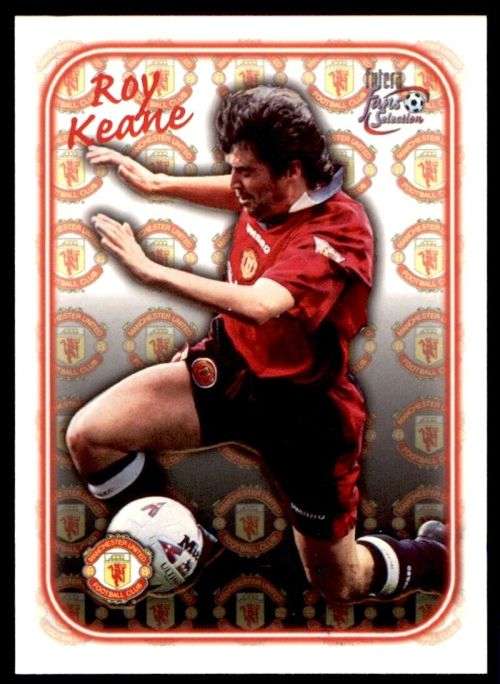 ROY KEANE - MAN. UNITED `Futera Fans Selection 1997`  - `EMBOSSED` TRADING CARD SE5