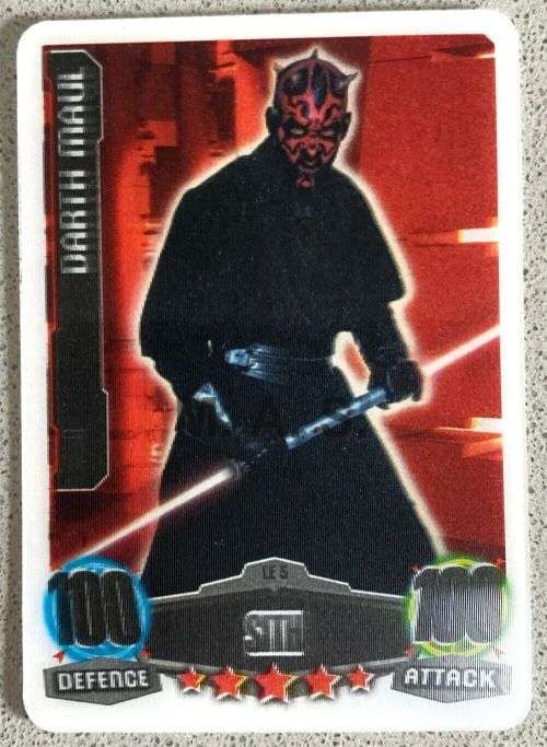 DARTH MAUL - TOPPS `STAR WARS F/ATTAX MOVIE SERIES` 2012 -`LIMITED EDITION` 3D CARD L5