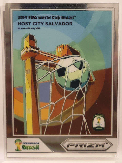 WORLD CUP 2014 PANINI `PRIZM` - HOST CITY `SALVADOR` PRIZM CARD 11