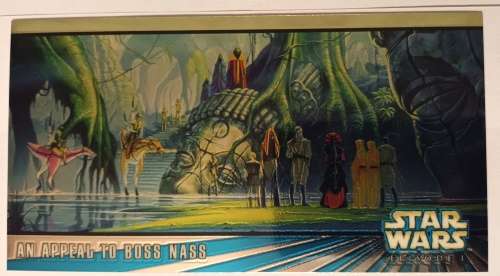 STAR WARS `EPISODE 1` WIDEVISION by TOPPS - RARE `CHROME` INSERT CARD HC3