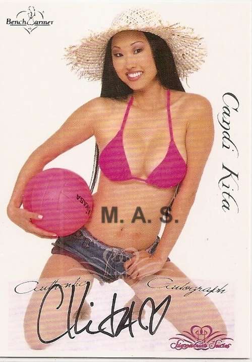 CANDI KITA - BENCHWARMER  2005 SERIES  - CERTIFIED `AUTOGRAPH` TRADING CARD