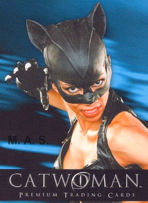 HALLE BERRY - `CAT WOMAN` the MOVIE 2004 - PROMO TRADING CARD P1
