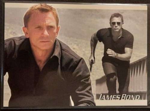 JAMES BOND `007 HEROES and VILLAINS` - MOVIE TRADING CARDS - PROMO TRADING CARD P1
