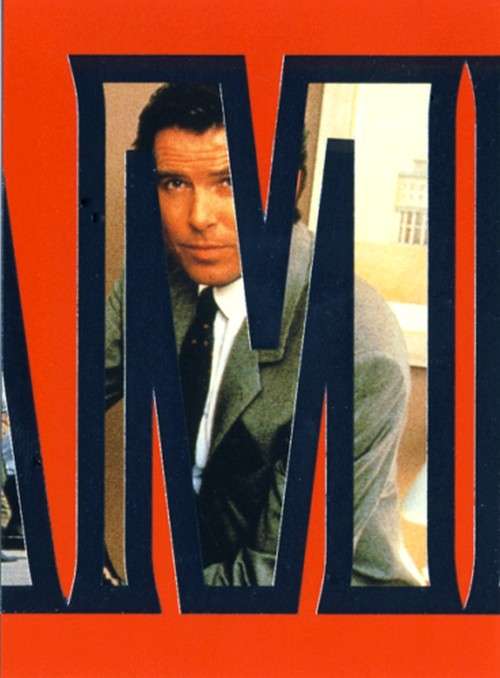 JAMES BOND  `GOLDENEYE` THE MOVIE  - FOIL INSERT TRADING CARD B5