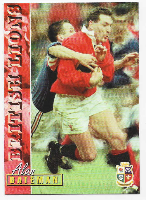 ALAN BATEMAN - RUGBY 1997 COLLECTION by PANINI - VERY RARE `BASE` TRADING CARD 77