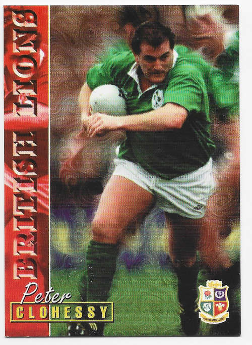 PETER CLOHESSY - RUGBY 1997 COLLECTION by PANINI - VERY RARE `BASE` TRADING CARD 79