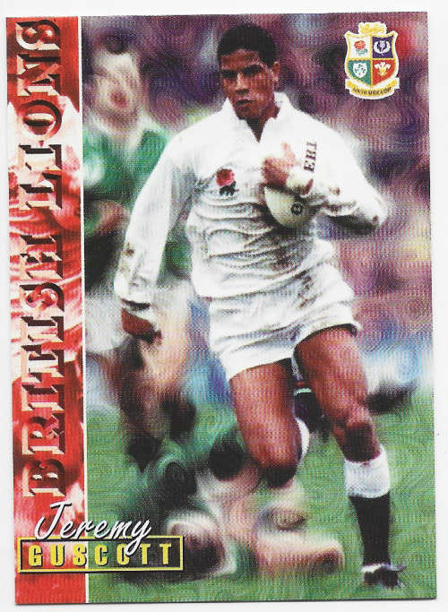 JEREMY GUSCOTT - RUGBY 1997 COLLECTION by PANINI - VERY RARE `BASE` TRADING CARD 84