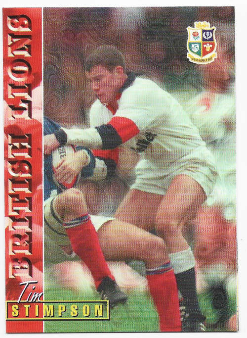 TIM STIMPSON - RUGBY 1997 COLLECTION by PANINI - VERY RARE `BASE` TRADING CARD 94