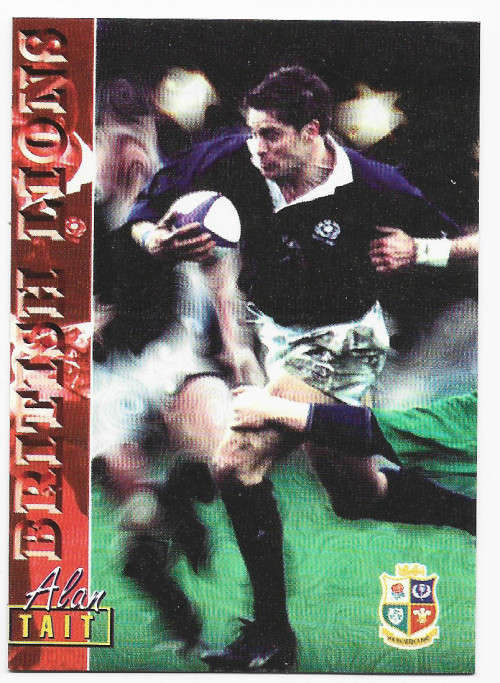 ALAN TAIT - RUGBY 1997 COLLECTION by PANINI - VERY RARE `BASE` TRADING CARD 95