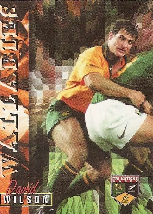 DAVID WILSON - RUGBY 1997 COLLECTION by PANINI -  `BASE` TRADING CARD 75