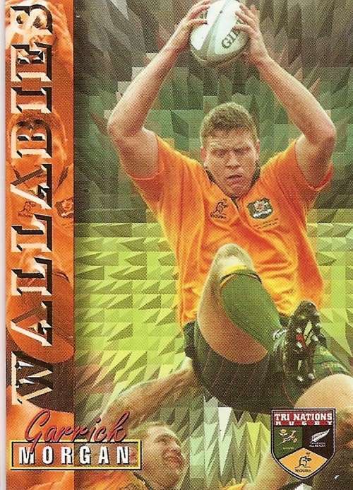 GARRICK MORGAN - RUGBY 1997 TRADING CARD  COLLECTION by PANINI -  `BASE` TRADING CARD 70