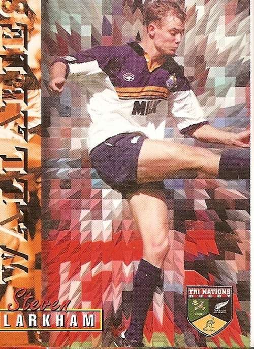 STEPHEN LARKHAM - RUGBY 1997 TRADING CARD  COLLECTION by PANINI -  `BASE` TRADING CARD 66