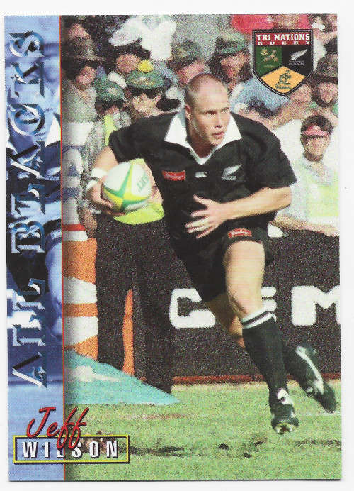 JEFF WILSON - RUGBY 1997 COLLECTION by PANINI - VERY RARE `BASE` TRADING CARD 50