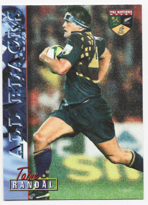 TOINE RANDALL - RUGBY 1997 COLLECTION by PANINI - VERY RARE `BASE` TRADING CARD 47