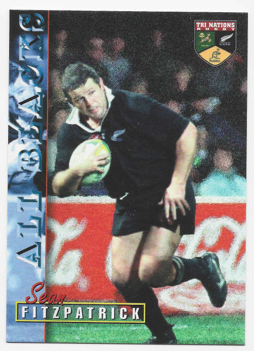 SEAN FITZPATRICK - RUGBY 1997 COLLECTION by PANINI - VERY RARE `BASE` TRADING CARD 35