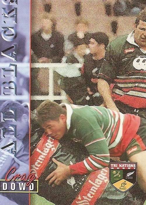 CRAIG DOWD - RUGBY 1997 COLLECTION by PANINI - VERY RARE `BASE` TRADING CARD 34