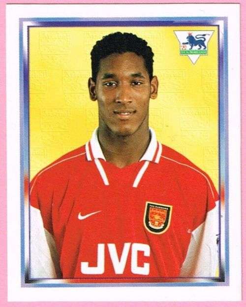 NICOLAS ANELKA (Arsenal)  - MERLIN Premier League sticker collection 1998 - ROOKIE `STICKER` 22