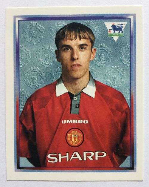 PHILIP NEVILLE - MERLIN Premier League Sticker collection 1998 - RARE `STICKER` 347