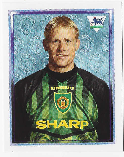 PETER SCHMEICHEL - MERLIN Premier League Sticker collection 1998 - RARE `STICKER` 342