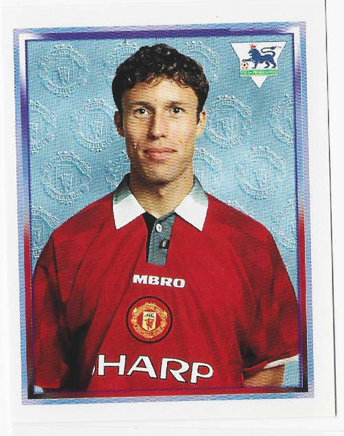 RONNY JOHNSEN - MERLIN Premier League Sticker collection 1998 - RARE `STICKER` 348