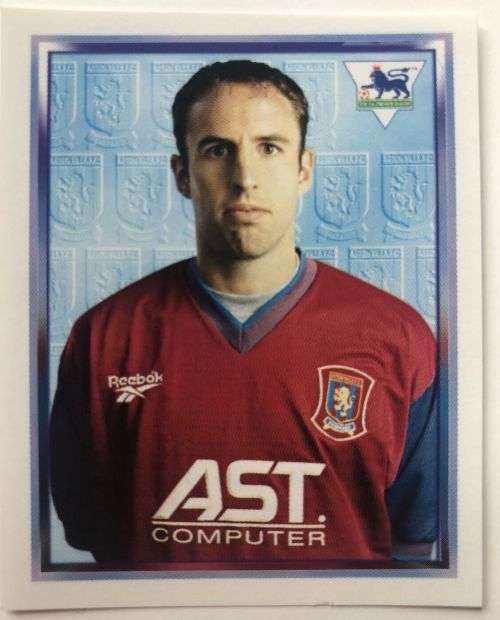 GARETH SOUTHGATE (Aston Villa)  - MERLIN Premier League sticker collection 1998 -`STICKER` 36
