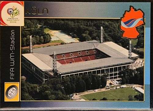 KOLN - PANINI `WORLD CUP 2006 GERMANY` PREMIUM  - RARE `STADIUM` TRADING CARD 199